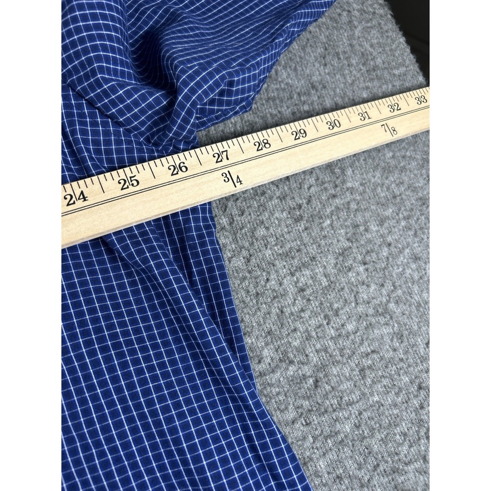 Brooks Brothers 346 Shirt Mens XL Blue Check Button Down Long Sleeve Casual - Picture 7 of 8